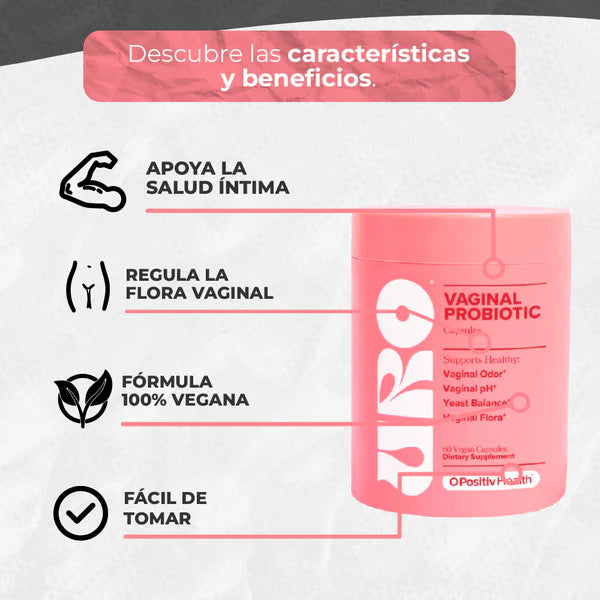 URO Probiotico Vaginal Salud Mujeres