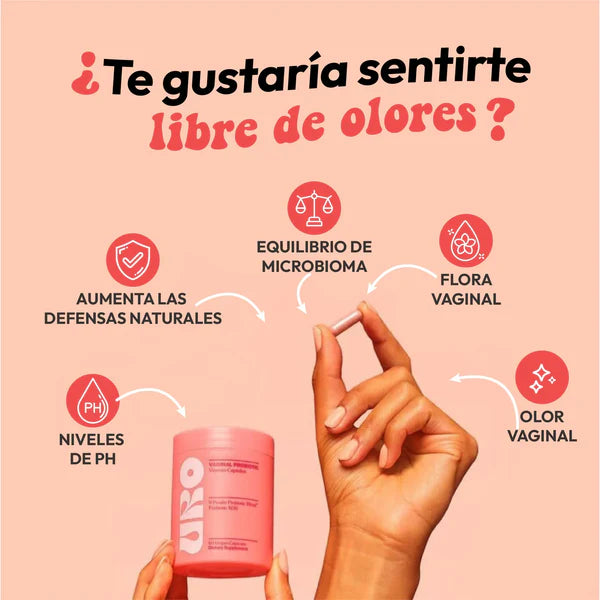 URO Probiotico Vaginal Salud Mujeres