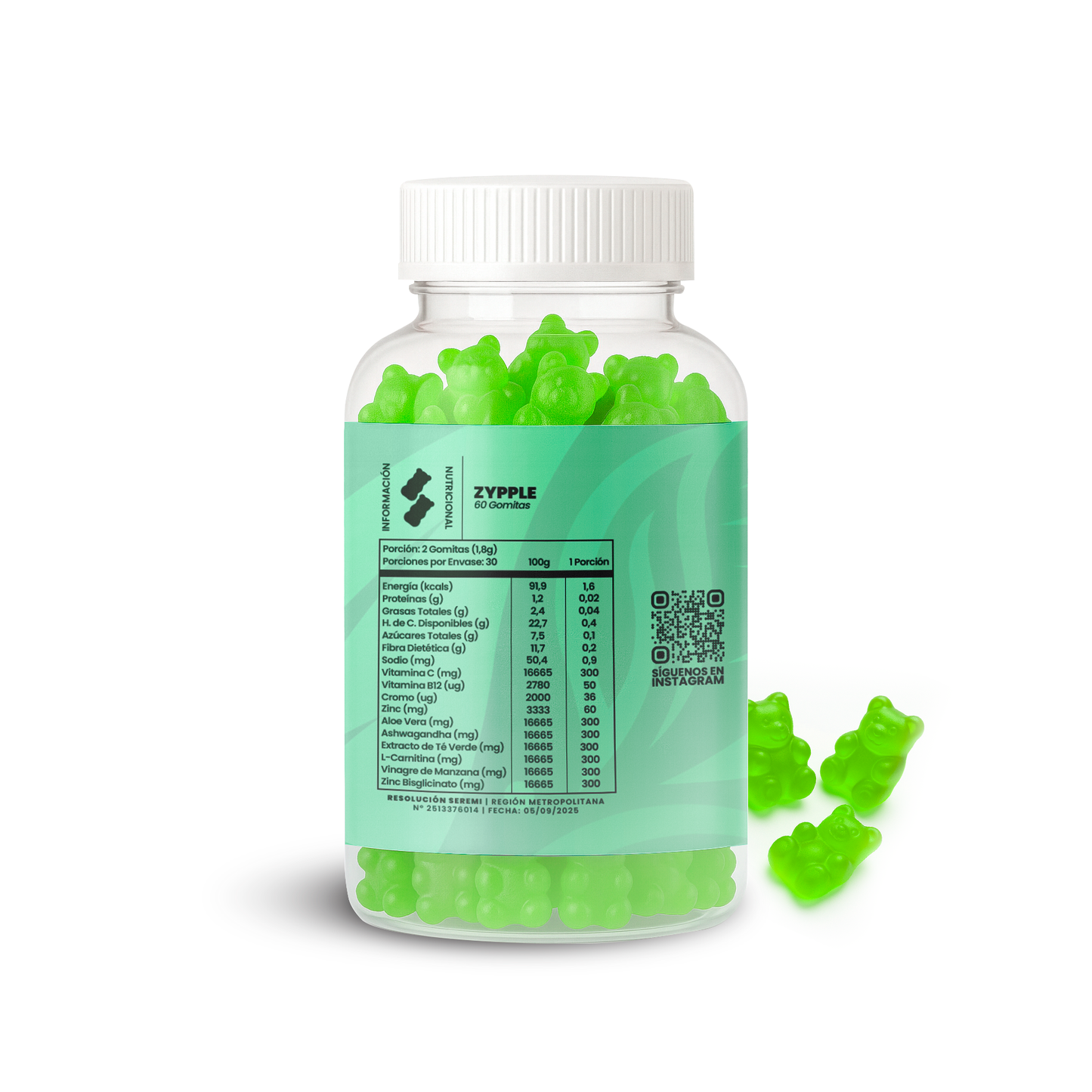 ZYPPLE - 60 Gomitas